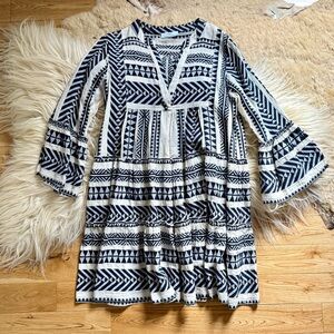 Devotion Twins Navy Cream Ella Dress